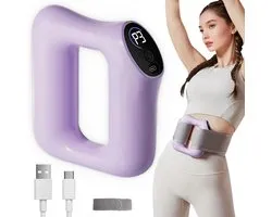 Ceinture de massage - Machine de combustion des graisses - Double Riem & Fonction de chauffage - 8 Intensités & Combustion des graisses et mise en forme du corps - Sans fil & Léger - Pour la maison & Voyage - Soulage la fatigue musculaire