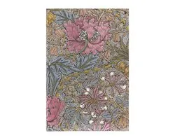William Morris- Morris Pink Honeysuckle (William Morris) Mini Hardback Address Book (Elastic Band Closure)