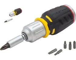 STANLEY FatMax Ratelschroevendraaier Stubby 6 bits