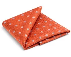 Suitable Pochette en soie Blue Star Rouge - Pochettes en soie - 25x25 cm