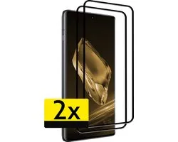 Screenprotector - Geschikt voor OnePlus 12R - 2 Stuks - Full Cover - Beschermglas - Gehard Glas - Tempered Glass - Screen Protector