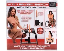 Bangin Bench With Sex Machine 4 en 1