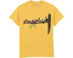 Vogels Birds The Coloured House T-shirt S