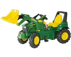 rolly toys John Deere Tractor Schakel met Rubberwielen