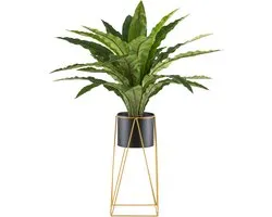 Kopu® Kunstplant Asplenium 24 blad - 105 cm avec support métallique