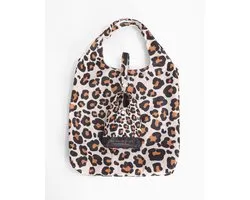 Mini Shopping bag Leopard | Opvouwbaar Boodschappentas Luipaard | Stationery & Gift
