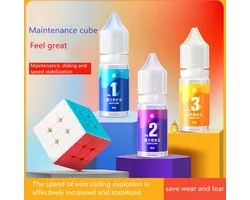 speed cube - kubus - smeermiddel set (V1 & V2 sneller en V3 stroever)