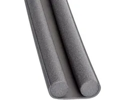 Tochtstrip - tochtwering - grijs - foam - 93 x 3 cm - deur tochtstopper