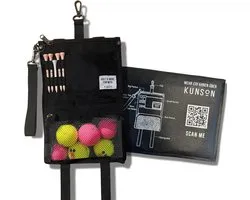Waterdichte all-in-one golfaccessoiretas voor ballen, rangefinder en tees - compact en georganiseerd