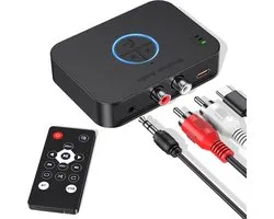 carmdering - Bluetooth Ontvanger - Bluetooth Adapter - Draadloze Audio Receiver - Snelle 6.0 Connectie - Dual Bediening Via Afstandsbediening - Duurzaam Kunststof - Hifi Stereogeluid - Veelzijdige Compatibiliteit - 1 Stuk