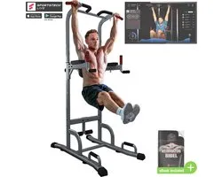 Sportstech krachttoren PT300, dip station, krachtstation, gratis e-book