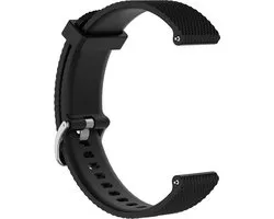 Geschik voor Garmin Forerunner 245 / 245M armband siliconen zwart