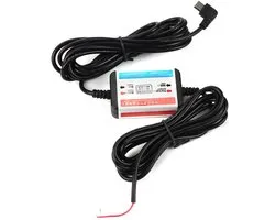 Dailygoody - Rigid Car Cable Kit - Dash Camera Kit voor Auto's - 24-uurs Voeding - Zwart - Stabiliteit - Voor Dashcam en GPS - Binnenin de Auto