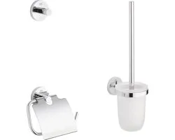 GROHE Essentials Accessoireset - Toiletrolhouder - Toiletborstelset - Haak