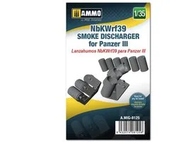 AMMO by Mig Jimenez Modelbouwpakket - AMMO MIG 8125 NBKWRF39 SMOKE DISCHARGED for PANZER III Resin onderdeel - 1:35 - Modelbouw