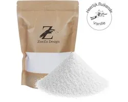 ZoeZo Design - Sable à bougie Wit - Geur vanille - 400 g - Fabrication de Bougies DIY - Réutilisable - Comprend 4 mèches - Durée de combustion 50 heures - Sable à bougie - Cire à bougie - Poudre à bougie - Bougie unique - Vanille