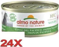 Almo Nature HFC - Kattenvoer - Pacific Tonijn - 24x70gr