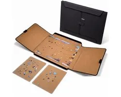 Hölven® Puzzelkoffer 1000 stukjes - Puzzelplaat - Puzzeltafel - Verstelbaar Puzzelbord - Puzzelbord met opbergsysteem - Portapuzzle - Puzzelplank - Puzzel bord - Puzzeltafel