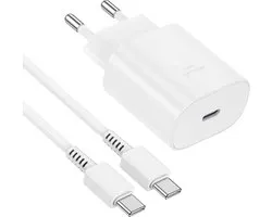 Chargeur rapide Samsung Ultra Fast 30W - Chargeur USB C avec câble de charge rapide Type-C - Compatible avec Samsung Galaxy S22+ S22 Ultra S21 Ultra S20 Ultra 5G Note10+ Galaxy Tab S8 S8+ S8 Ultra Tab S7 S7+ S7 FE