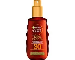 Garnier Ambre Solaire Ideal Bronze Zonneolie SPF 30 - Optimale bruining & Stralende Huid - 150ml
