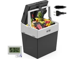Heimer Cool Cube 30 - Glacière Électrique 12V & 230 Volt Voiture - Frigobox - Glacière - 30 Litre