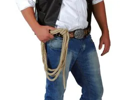Fiestas Guirca Lasso Cowboy 250 Cm Polyester Bruin