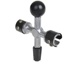 ProPlus Accupoolreiniger - 4-zijdig - Universeel - Verbeterde geleiding - 10.2 x 12.4 cm - Zilver