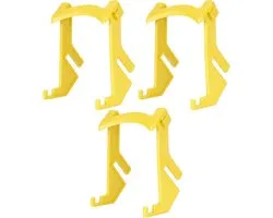 Insectenhotel bouwpakket - Must have pour votre jardin - Honing Schudder Emmer Support, 3-delige Plastic Bijen Honing Emmer Rack Frame Grip Houder, Bijenhouders Emmer Honing Handvat Gereedschap