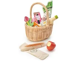 Tender Leaf Toys Wicker Shopping Basket
