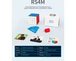 MoYu RS4M 2020 - Magnetische 4x4 kubus met dubbel verstelsysteem