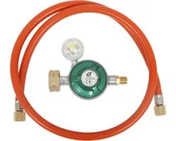 Cozze Regulator – Gasregelaar – Manometer – 1,1 m Slang – NL/LUX
