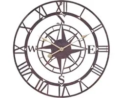Smart Garden Products Horloge de jardin Compass - 35 cm - Quartz - Chiffres romains