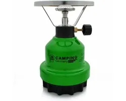 Camping Kookpit - kookstel met gasbrander - groen - 670 gram