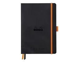 Rhodia Goalbook – A5 – 120 Bladen – Dotted – Ivoorkleurig Papier 90 g/m² – Elastieksluiting - Zwart