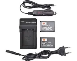 DSTE® 2PCS NP-85 Replacement Battery and DC122E Travel Charger, Compatible with Fujifilm FinePix S1 SL240 SL245 SL260 - ShopVlot
