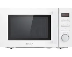 Four à micro-ondes 20 litres - 700W - Four à micro-ondes solo avec 8 programmes et minuteur - Wit
