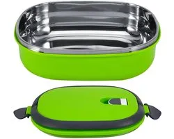 longziming -Thermo Lunchbox 1-laags – Isolerende RVS Voedselcontainer voor Picknick, Werk en School – Warm en Koud Houdend, Draagbare Lunchbox voor Buiten