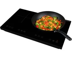 Plaque de cuisson à induction Inventum VKI3020ZWA - 2 zones de cuisson - Monophasé plug and play - Pose libre - Zwart
