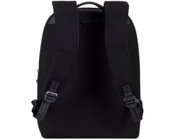 RIVACASE 8524 black canvas urban backpack