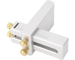 Strip Cutter Aluminium Legering Ergonomisch Lederen Bewerkingsgereedschap Lederen Compensatie voor Precieze Sneden met een Comfortabele Handgreep voor Handwerkprojecten