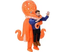 Pop Trend Inflatable Octopus Costume for Adults, Inflatable Inflatable Costume, Octopus Halloween Costumes for Men and - ShopVlot