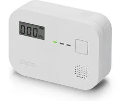 Alecto COA3920 Koolmonoxidemelder met display - 10 jaar sensor - Voldoet aan Europese norm EN50291 - Wit