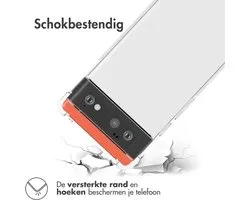 imoshion Hoesje - Geschikt voor Google Pixel 6 - Shockproof Case - Transparant