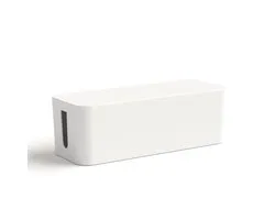 Kabelbox - Kabel Organiser - PS - Kabel Opbergbox - Kabel Management - Kabeldoos - Kabel Opbergbox Stekkerdoos - Kabelbox Geschikt Voor Snoeren Wegwerken - 40.6×15.6×13.4cm - Wit