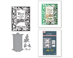 Spellbinders BetterPress Plate & Die - Frame & Tag - 4 st.