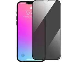 Full Cover Privacy Screenprotector Geschikt Voor iPhone 12 Pro Max - Volledige Beschermglas - PREMIUM Tempered Glass - 1 stuk