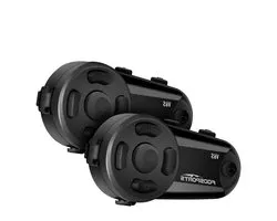 Fodsports - V6S - Motorfiets Intercom - Motorhelm - Bluetooth 5.0 - Headsets - Communicator - Handsfree - Interphone - FM-radio - 1000M Koppelbaar tot 6 Rijders - 2 stuks