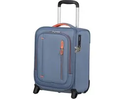 American Tourister trolley Cloudrider Upright Underseater TSA Stone Blue bleu gris 40cm