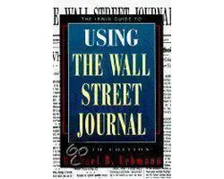 The Irwin Guide to Using the Wall Street Journal