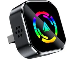 Daity 1 pièce - Adaptateur CarPlay sans fil, de filaire à sans fil, prend en charge CarPlay et Android Auto, adapté aux petits appareils comme l'iPhone Mini, interface USB/Type-C, plug-and-play, compatible avec iOS et Android 10 et supérieur.